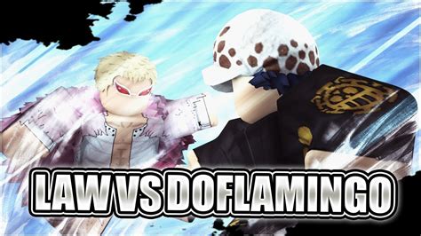 Law Vs Doflamingoin Roblox One Piece Ultimate Youtube