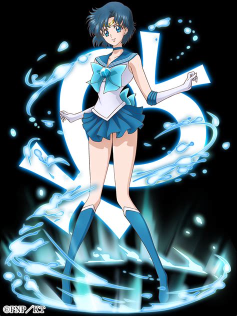 Safebooru Bishoujo Senshi Sailor Moon Blue Eyes Blue Hair Blush Choker Fire Gloves Magical