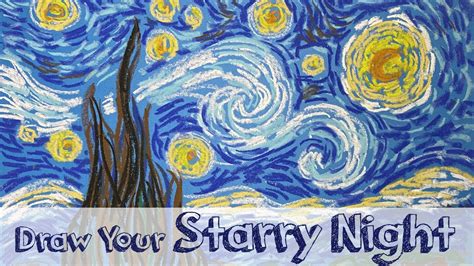 Paint Like Van Gogh Paint Simply A Starry Night Fun Art For Kids