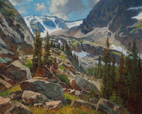 Rocky Mountain National Park Painting By Lanny Grant
