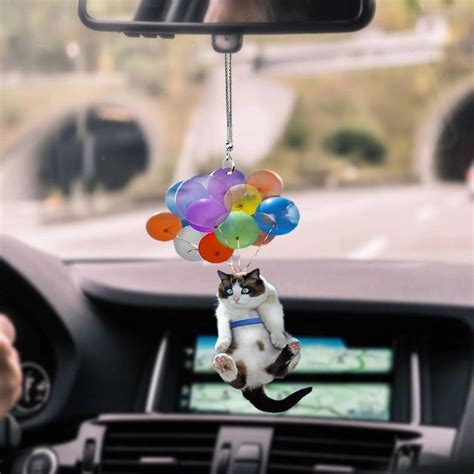 cat car hanging ornament etsy