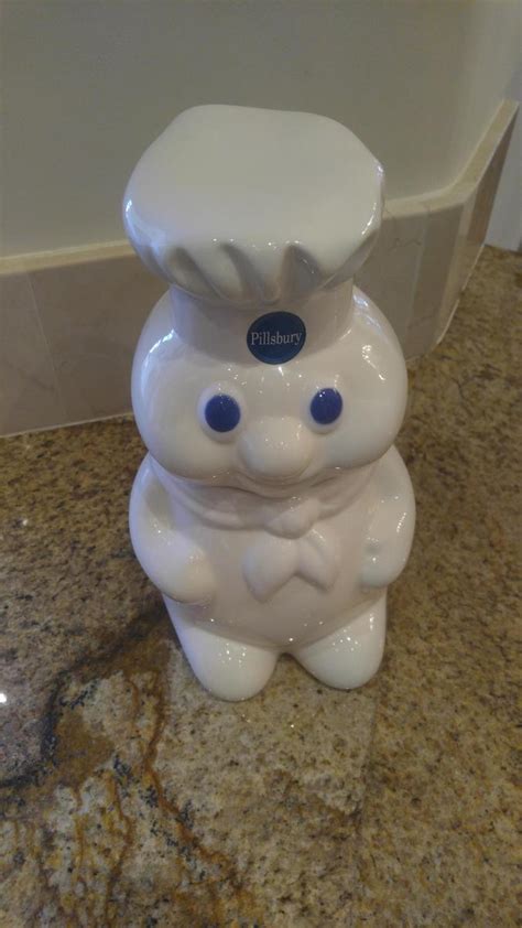 The first in a series of christmas figurines, this piece was issued in 1981 and is mint in box. Sold Price: Pillsbury Dough Boy Cookie Jar - December 6 ...