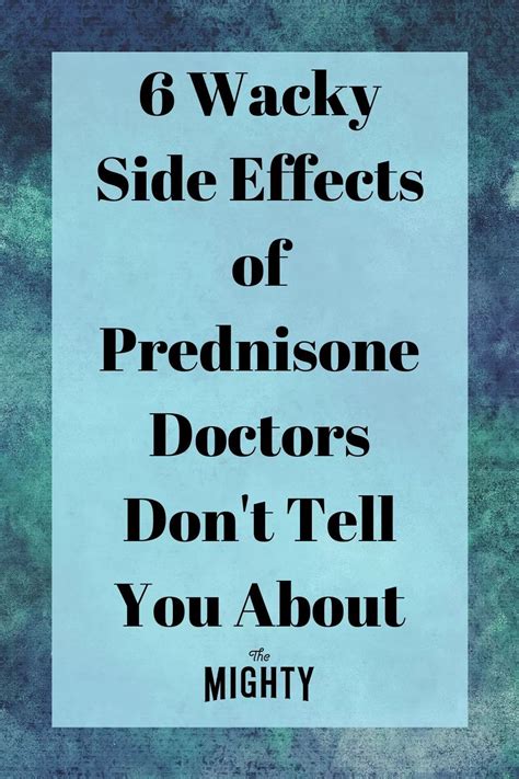 6 Wacky Side Effects Of Prednisone They Dont Tell You About
