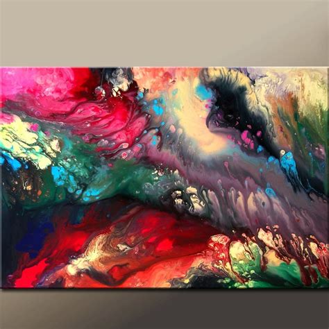 Original Abstract Art Painting 36x24 Contemporary Canvas Wall