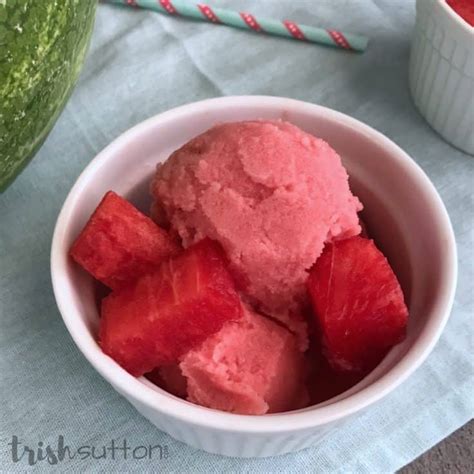 Watermelon Soft Serve Frozen Yogurt Recipe Easy Dessert Idea