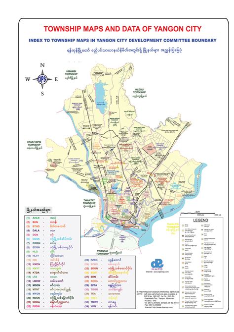 Design Printing Services Yangon Map