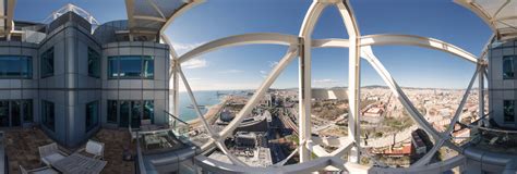 Barcelona From Hotel Arts 360 Panorama 360cities