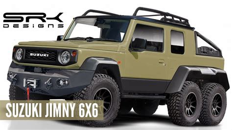 Jimny 2020 will be first available in manual transmission only. Suzuki Jimny 6X6 Off Road - Rendering - Making Video | SRK ...