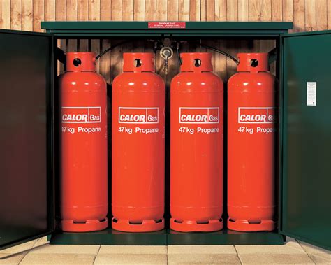 Gas Bottle Storage 4 Bottles Propane Gas And Calor Gas Approved Gas