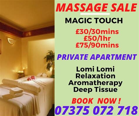 Massage Sale Special Offers Treat Yourself Magic Hands