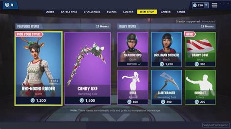 New Red Nosed Raider And Ranger Candy Cane Pickaxe And Wrap December