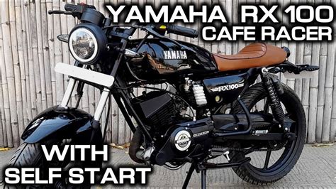 Yamaha Rx 100 Modified Rx 100 Rx100 Rx 100 Cafe Racer Rxz Youtube
