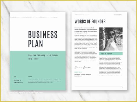 Creative Business Plan Template Free Of Awesome Fashion And Creative