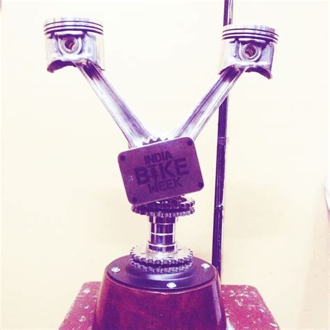 Motorcycle Parts Upcycled To Make A Metal Trophy For Ibw 2014 101
