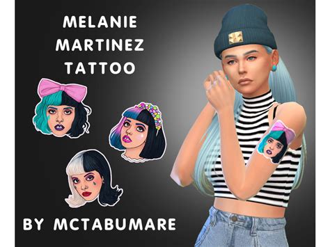 Melanie Martinez Teardrop Tattoo Sims 4 Tattoo Ideas And Designs