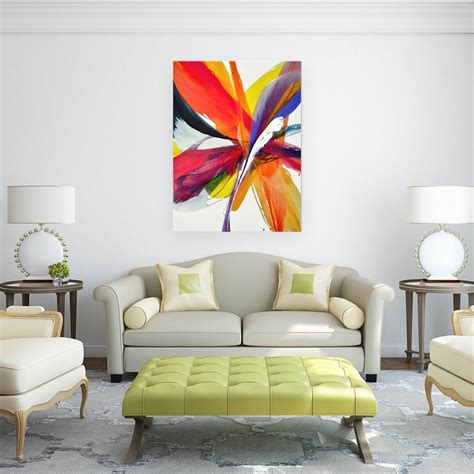 Photo Gallery W374 Abstract Art Unframed Wall Canvas