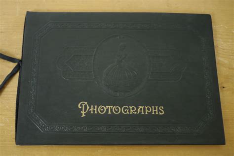 Vintage Antique 1800s 1900s Photo Album Blank Black Paper Pages Never Used 9 75 Ebay