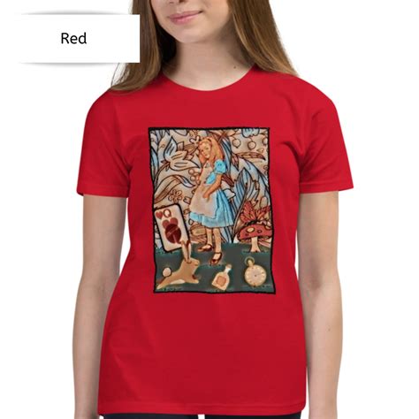 Alice In Wonderland T Shirt Shirt For Kids Etsy Uk