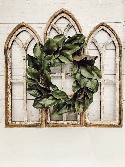 Cathedral Window Frames Farmhouse Window Frame Wall Decor Crew And