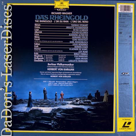 Das Rheingold Laserdisc Rare Laserdiscs Clearance Items