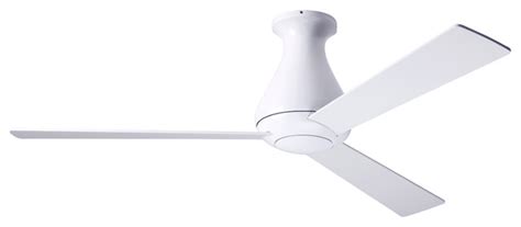 Fans with reverse airflow function will help to keep your room warm during cold the 44 inch mazon brush nickel comes with a perfect combination of modern style and performance. Altus Flush Mount Fan, Gloss White, 42" White Blades ...