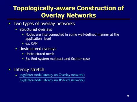 Ppt Topologically Aware Overlay Construction And Server Selection