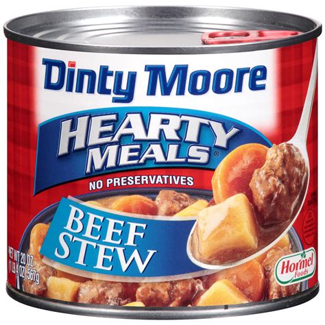 We all have guilty pleasures, comfort foods we come back to again and again. Dinty Moore Beef Stew | Dinty moore beef stew, Hearty ...