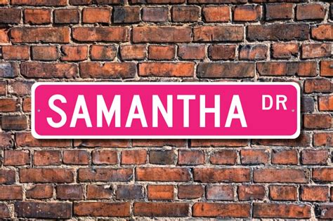 Samantha Samantha Sign Samantha Birthday T Child T Etsy