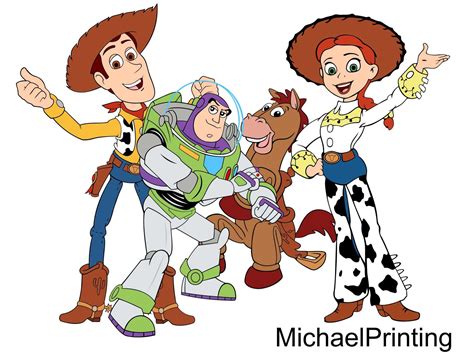 Disney Toy Story Svg Bundle Colorful File For Cricut Png Dxf Eps Svg