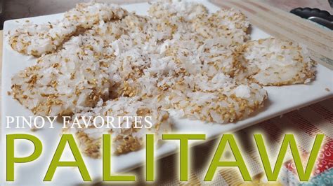 palitaw recipes dila dila youtube