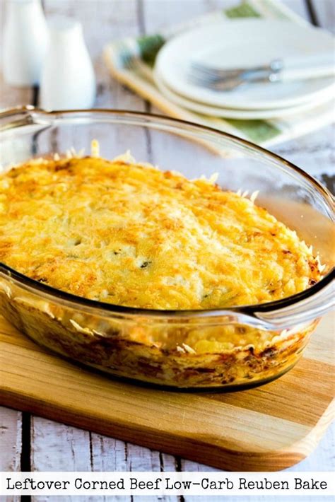Use your favorite mashed potato recipe; Leftover Corned Beef Low-Carb Reuben Bake | Recipe in 2020 | Corned beef, Yummy casseroles ...