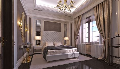 Vicwork Studio Elegant And Classy Guest Bedroom Interior In Art Deco