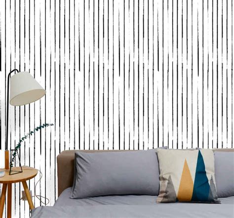 Black And White Vertical Striped Wallpaper Posted By Zoey Thompson