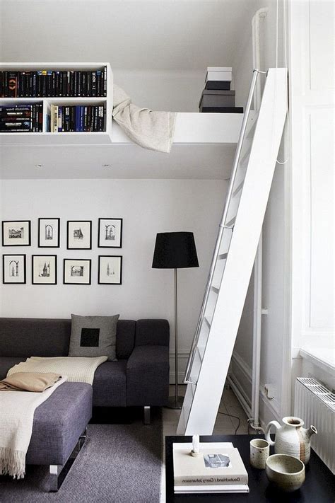 8 Creative And Clever Space Saving Ideas In 2020 Tiny Loft Loft