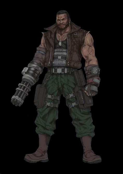 Barret Concept Art Final Fantasy Vii Remake Art Gallery