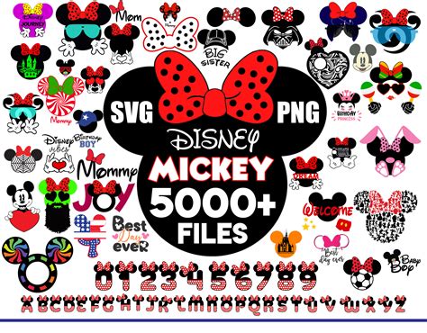 Disney Bundle Svg Mickey Mouse Svg Minnie Mouse Svg Etsy In My Xxx Hot Girl