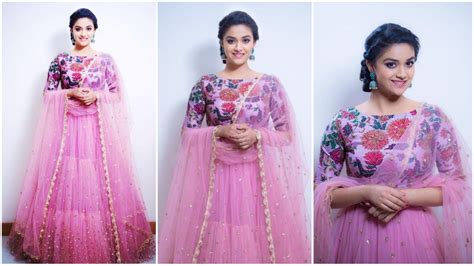 Fashion Style Keerthy Sureshs 3 Piece Pink Set Is What You Need To