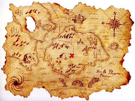 Treasure Map Template Get Free Templates