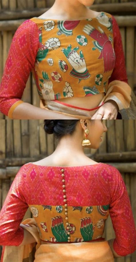 Boat Neck Blouse Designs For Traditional Indian Outfits