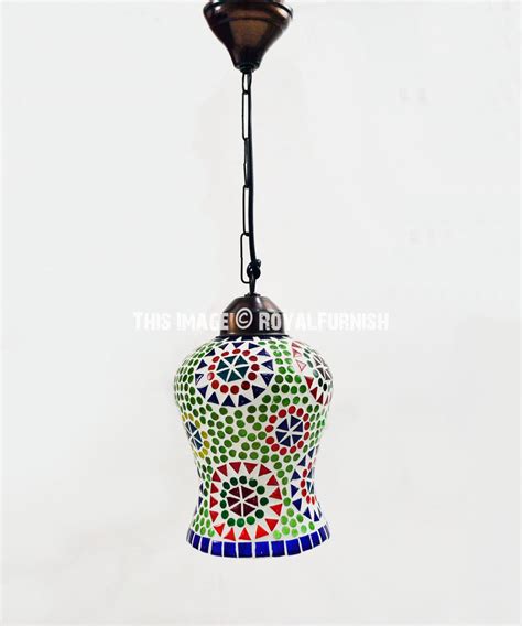 Unique Handmade Turkish Mosaic Pendant Lighting Lamp Royalfurnish Com