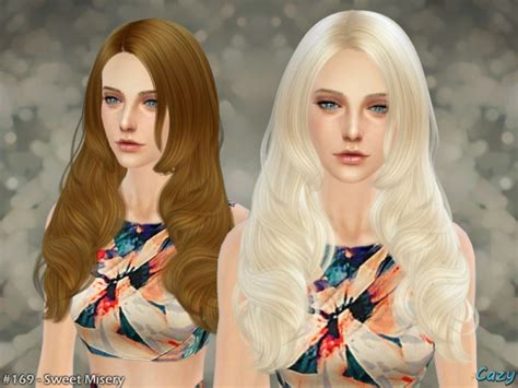 Sims 4 Hairs ~ The Sims Resource Sweet Misery Hairstyle By Cazy