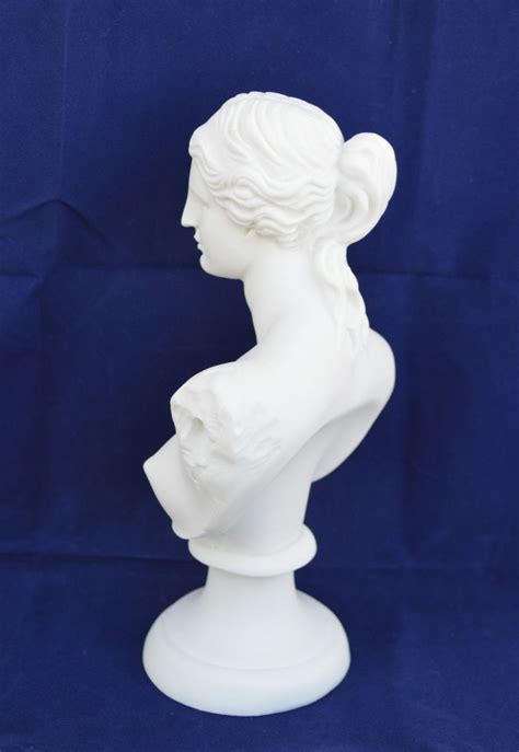Venus Aphrodite Alabaster Great Bust Goddess Of Love And Etsy