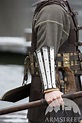 Viking Splint Bracers “Olegg the Mercenary” | Leather armor, Armor, Leather