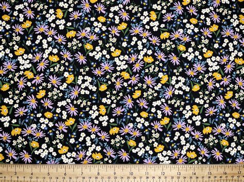 Summer And Spring Floral Washed 100 Cotton Poplin Reactive Print 8