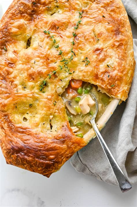 Puff Pastry Chicken Pot Pie Garlic And Zest