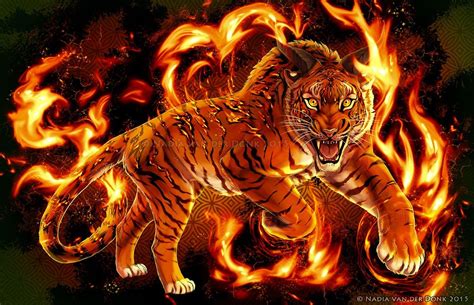 Fire Tiger Wallpapers 4k Hd Fire Tiger Backgrounds On Wallpaperbat