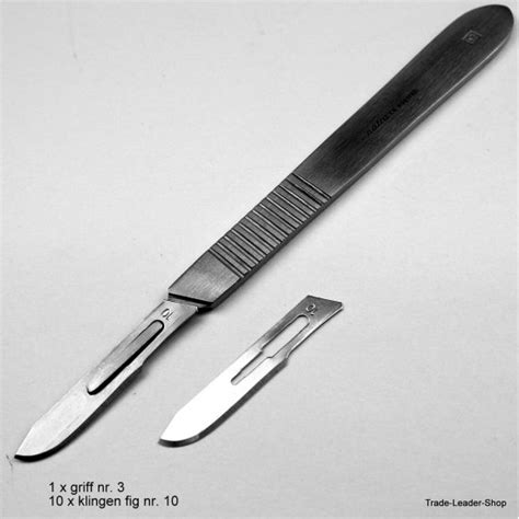 Scalpel Handle Nr 3 10 Blade Nr 10 Knife Holder Medical Dental