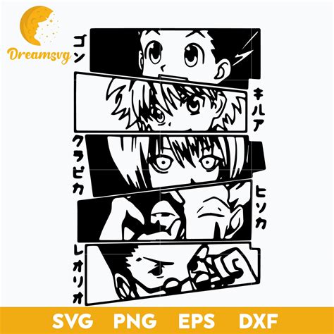 Hunter X Hunter Svg Anime Svg Manga Svg Killua Zoldyck Svg Gon Fre