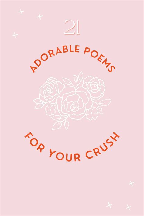 Adorable Poems For Your Crush Aestheticpoems Com