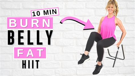 10 Minute Burn Belly Fat Workout For Women Over 50 Youtube